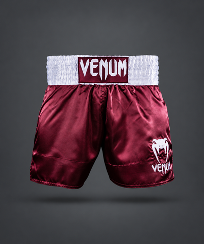 Venum Classic Muay Thai Shorts - Burgundy