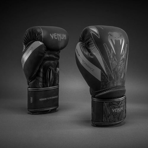 Venum Amazonia Reborn Boxing Gloves - Black/Grey