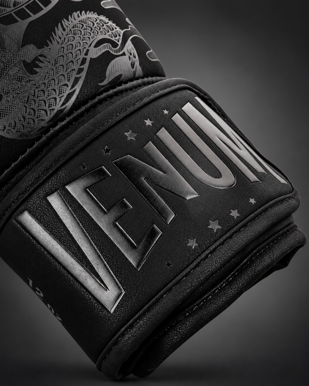 Venum Impact Dragon's Flight Boxing Gloves - Black/Black