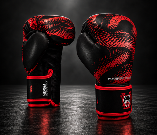 Matupa Boxing Gloves - Red / Black / Silver