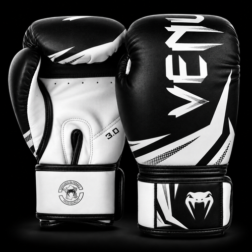 Venum Challenger 3.0 Boxing Gloves - Black/White