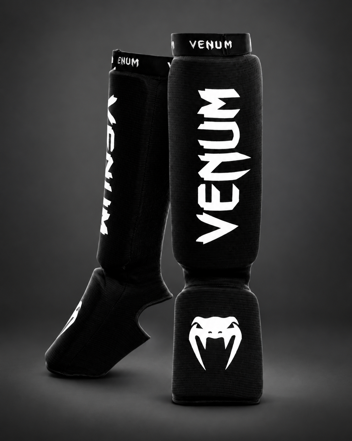 Venum Kontact Shin Guards - White