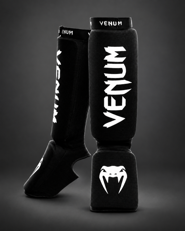 Venum Kontact Shin Guards - White
