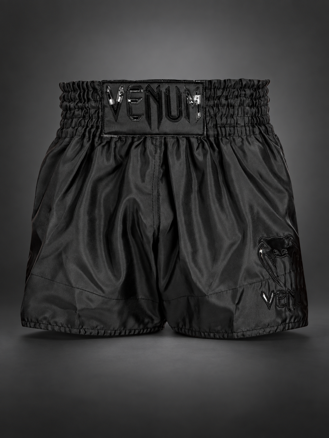 Muay Thai Shorts - Black / Black