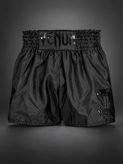 Muay Thai Shorts - Black / Black