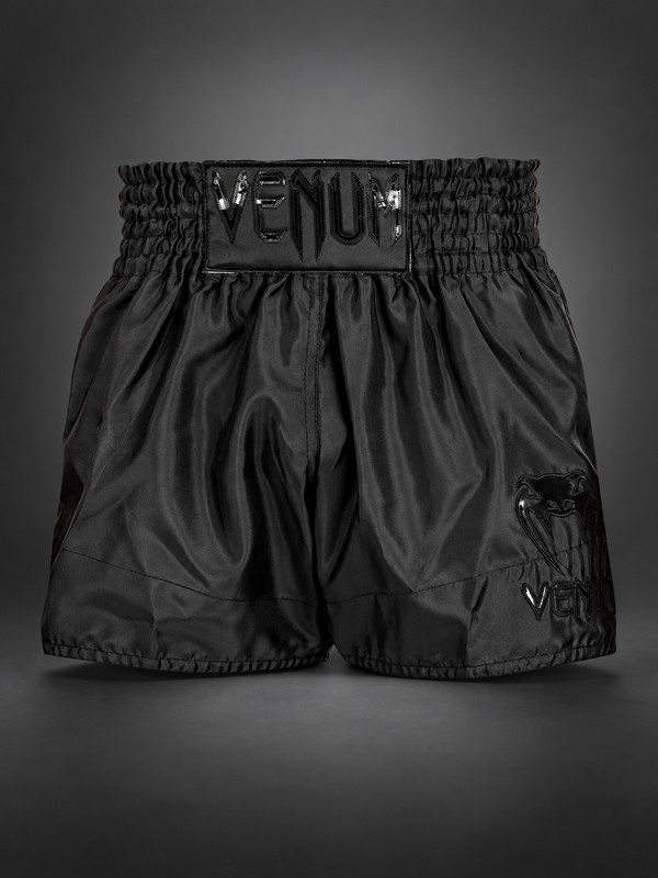 Muay Thai Shorts - Black / Black