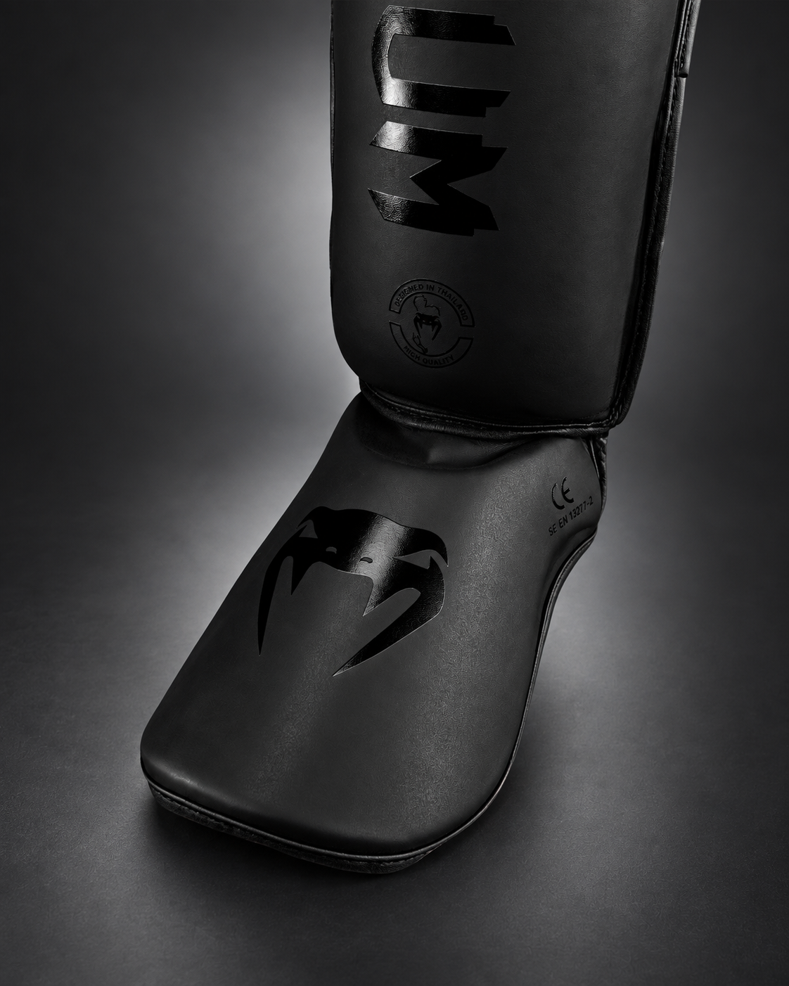 Venum Challenger Standup Shin Guards - Matt Black