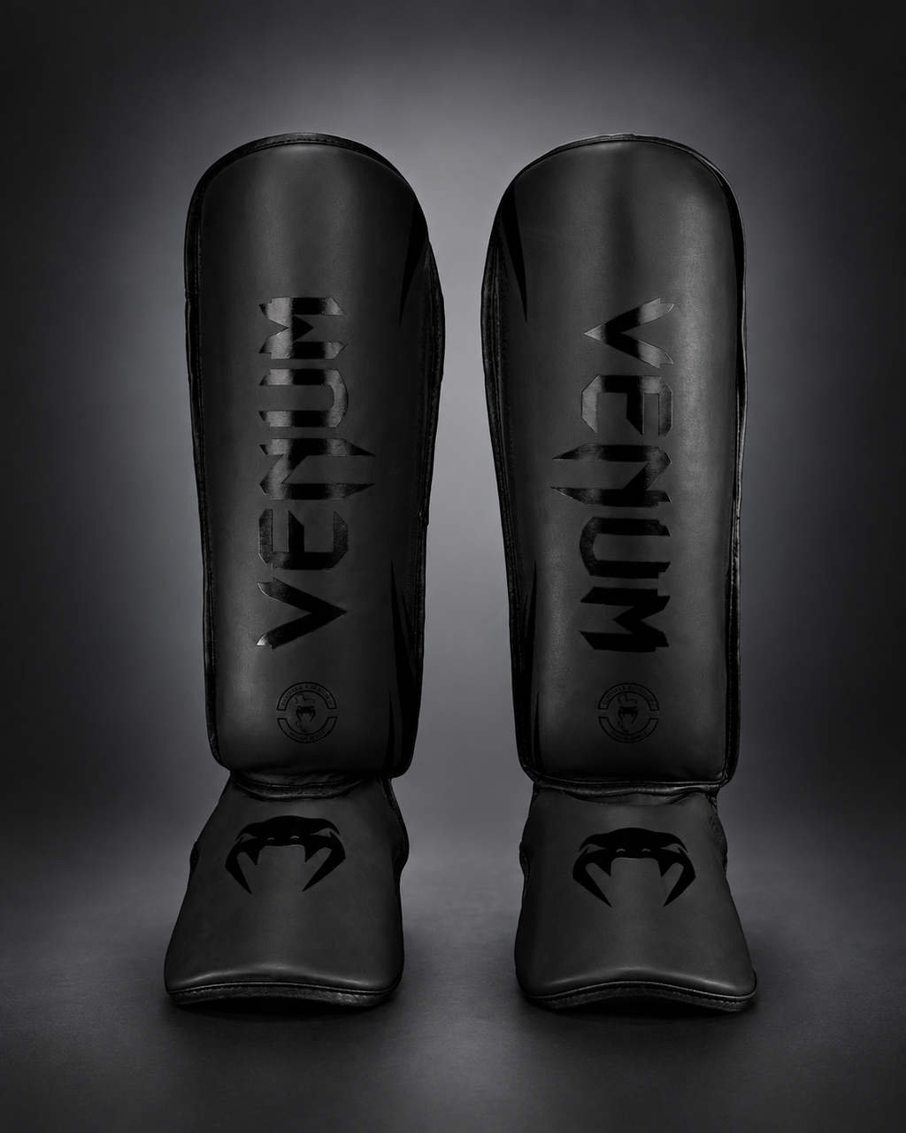 Venum Challenger Standup Shin Guards - Matt Black