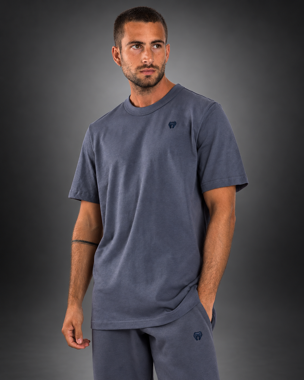 Venum Silent Power T-Shirt - Navy Blue