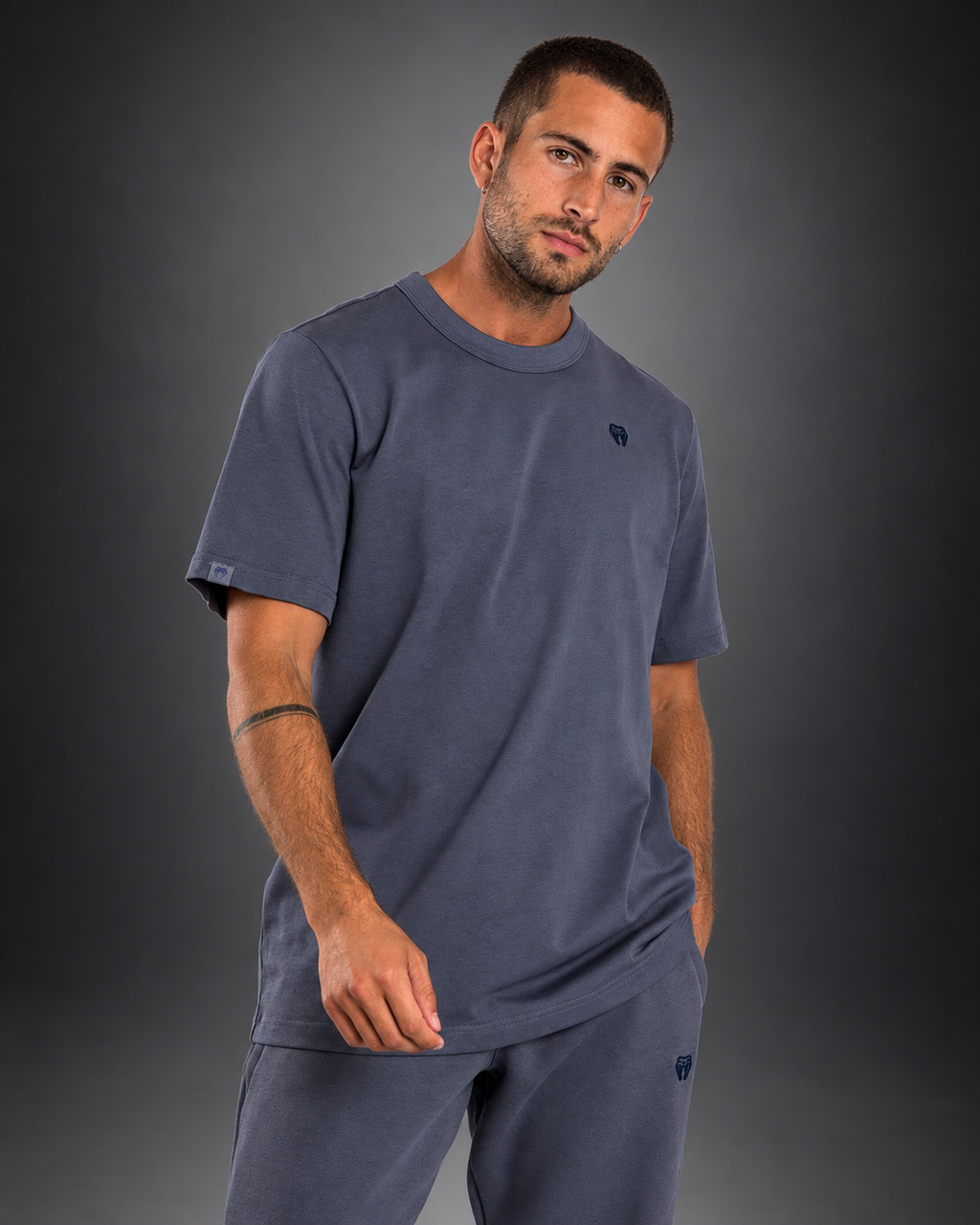 Venum Silent Power T-Shirt - Navy Blue