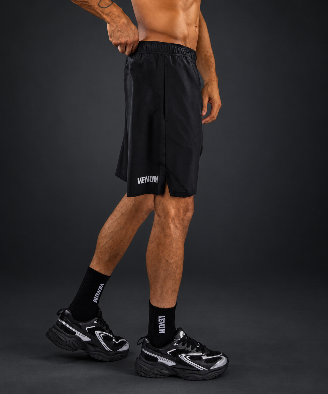 Contender Training Shorts Black/Silver