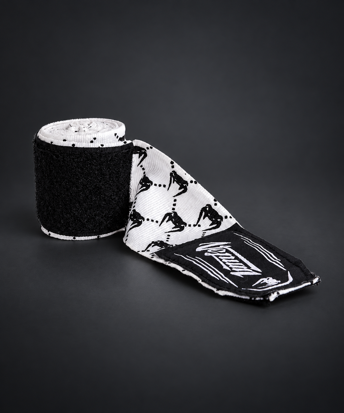 Venum Kontact Evo Monogram Boxing Hand Wraps - White/Black - 2.5M