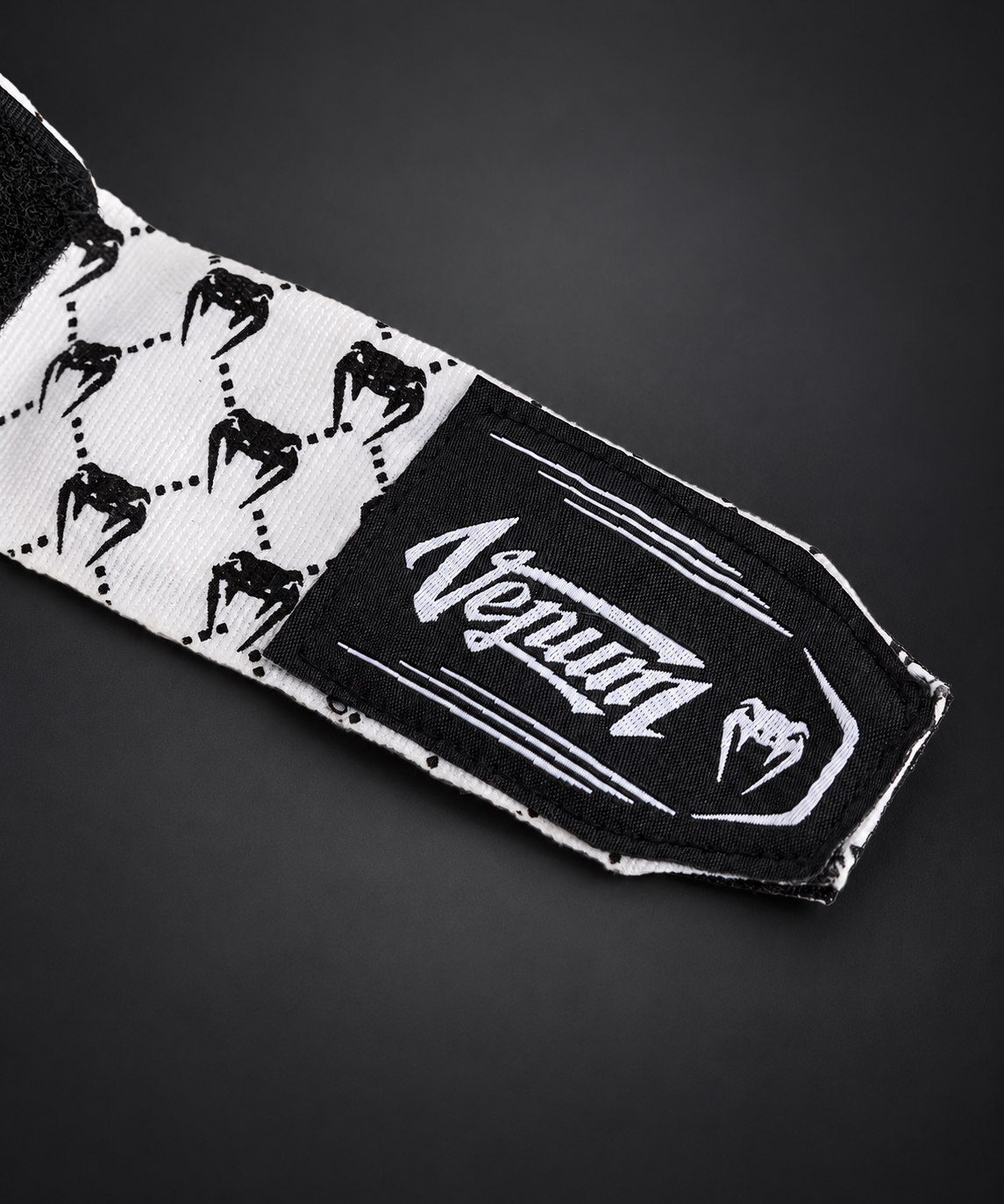 Venum Kontact Evo Monogram Boxing Hand Wraps - White/Black - 2.5M
