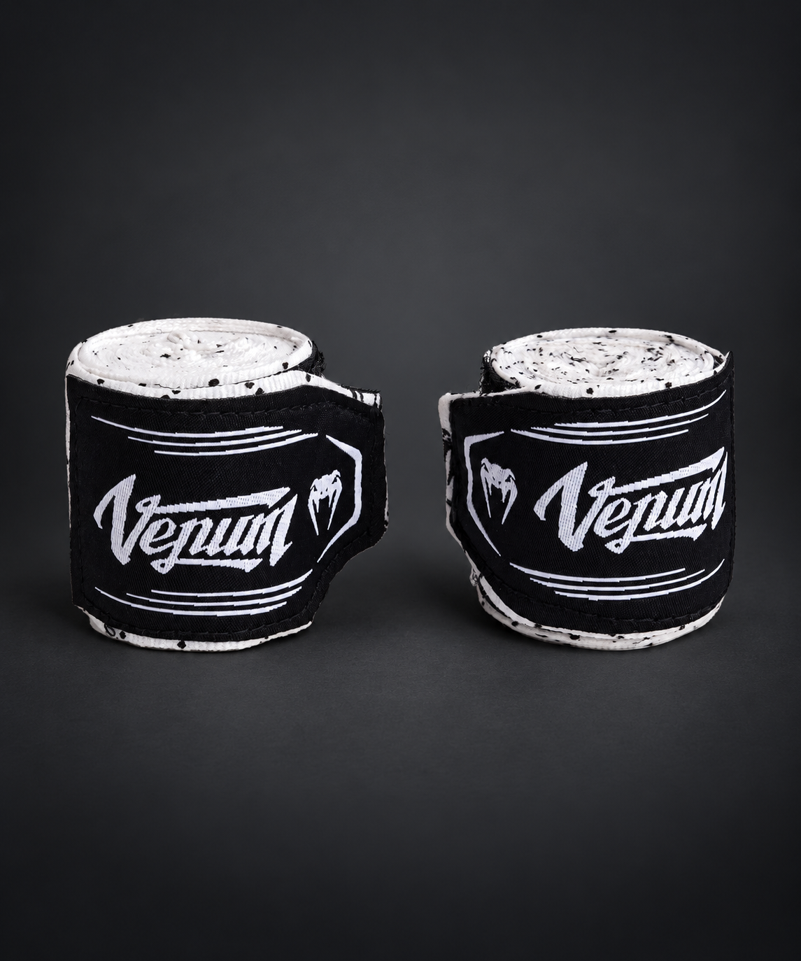 Venum Kontact Evo Monogram Boxing Hand Wraps - White/Black - 2.5M
