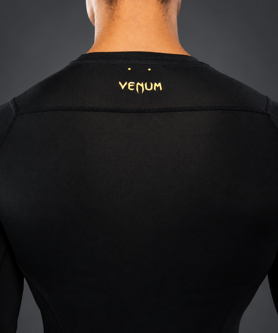 Venum G-Core Long Sleeve Rashguard - Black/Gold