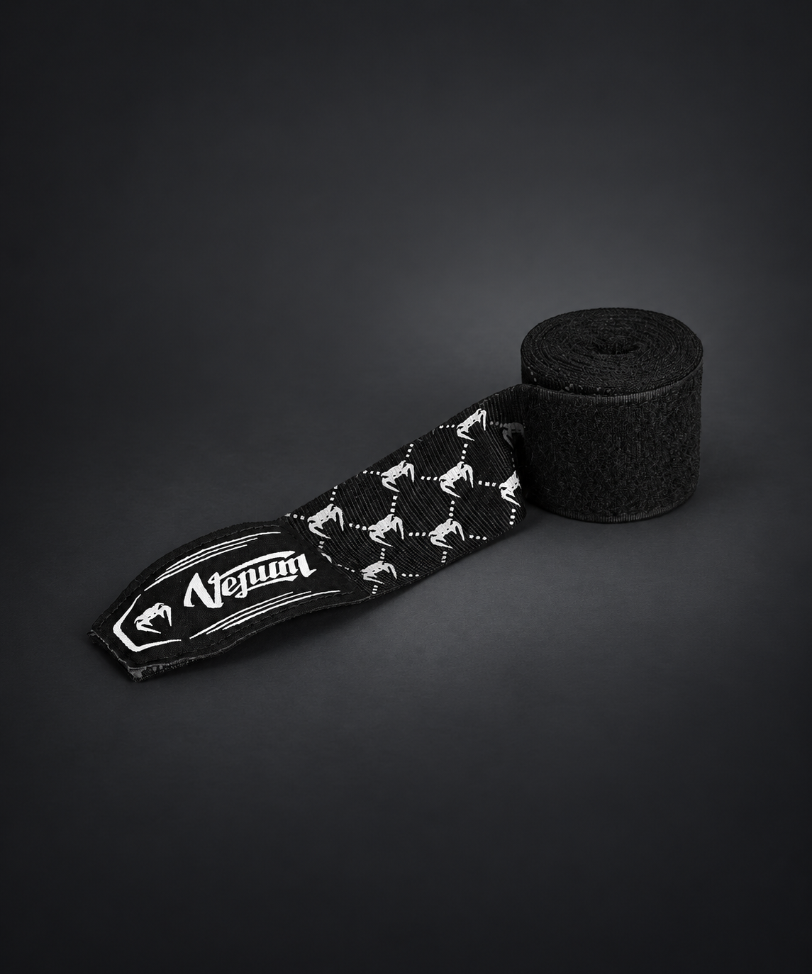 Venum Kontact Evo Monogram Boxing Hand Wraps - Black/White - 2.5M
