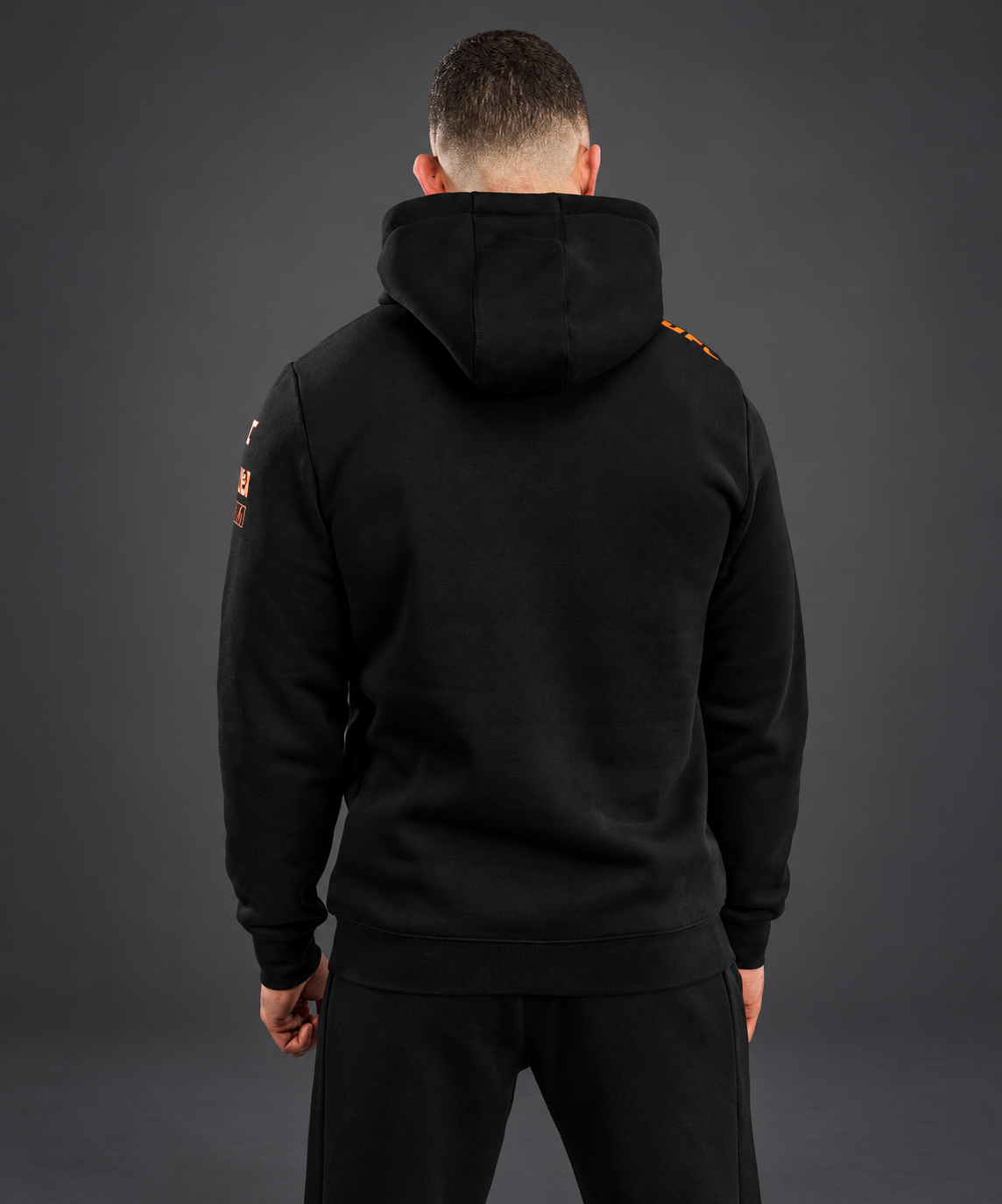 UFC Zenith | VENUM Fighting Week - Men's Hoodie - Black/Orange