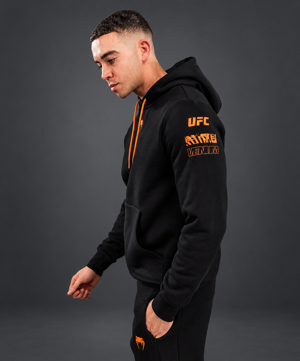 UFC Zenith | VENUM Fighting Week - Men's Hoodie - Black/Orange