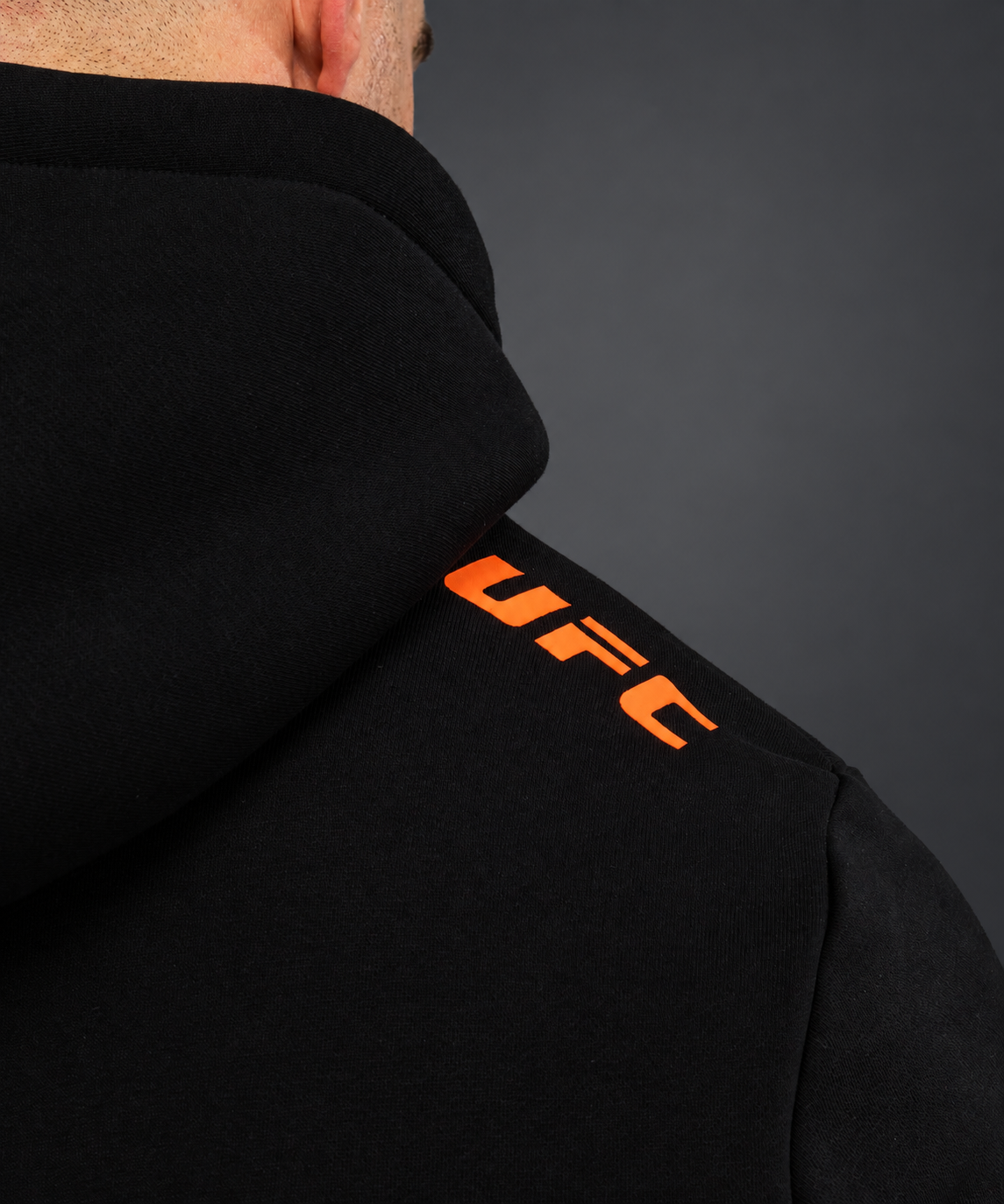 UFC Zenith | VENUM Fighting Week - Men's Hoodie - Black/Orange