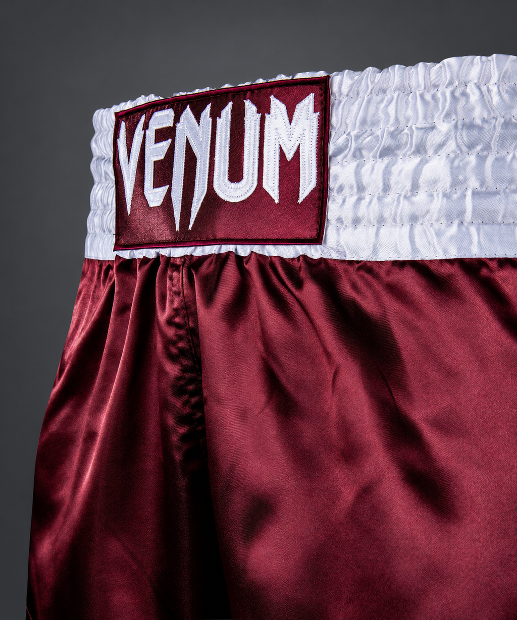 Venum Classic Muay Thai Shorts - Burgundy