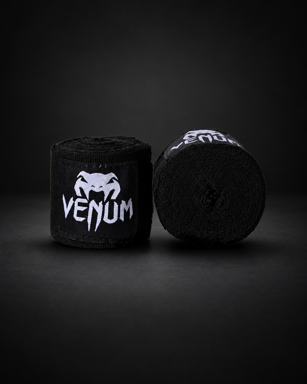 Venum Kontact Boxing Hand Wraps - Black (2.5 Meters)