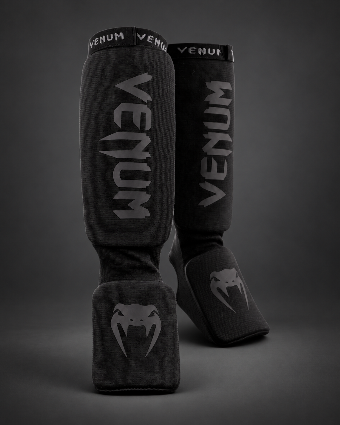 Venum Kontact Shin Guards - Black