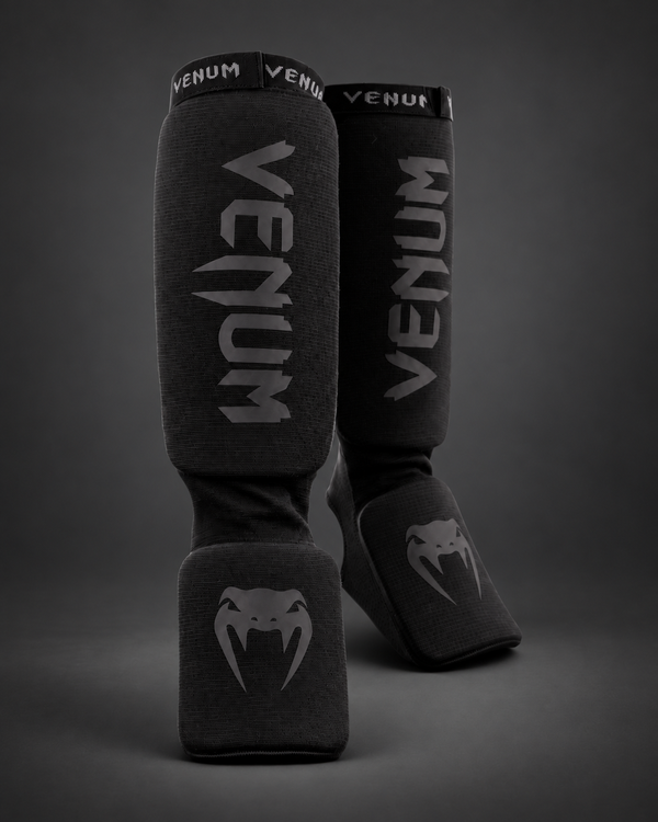 Venum Kontact Shin Guards - Black