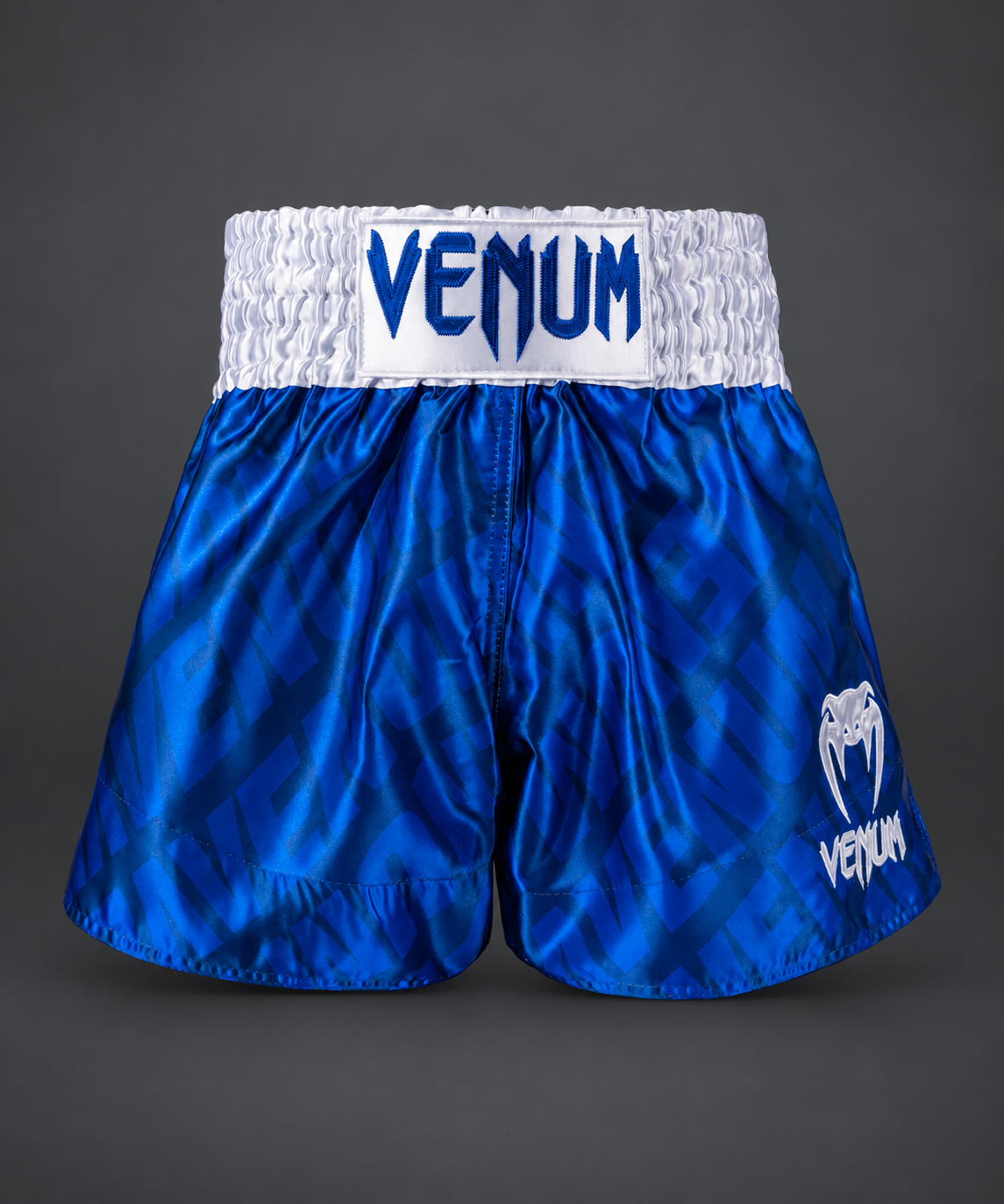 Venum Contender XT Muay Thai Shorts - Royal Blue/White
