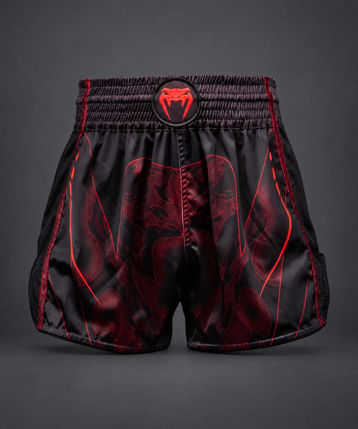 Venum Spectre Muay Thai Shorts - Black/Red