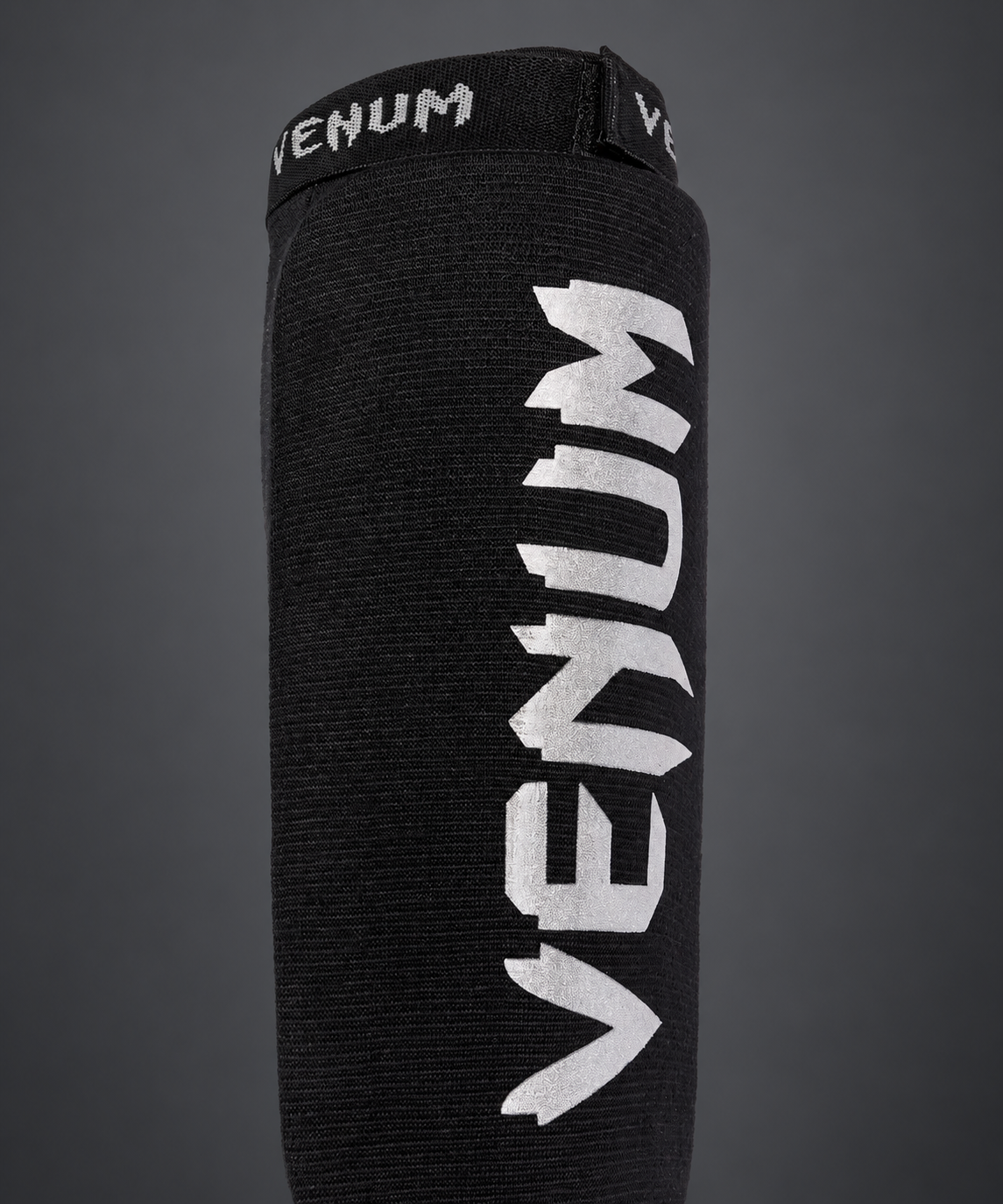 Venum Kontact Shin Guards - Black/Silver