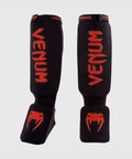 Venum Kontact Shin Guards - Red