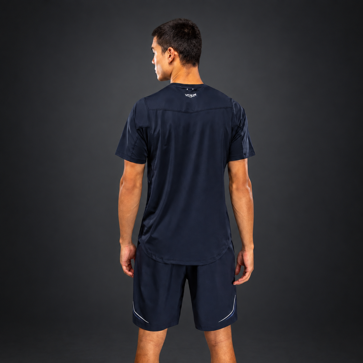 Venum G-Core Dry Tech T-Shirt - Navy Blue/White