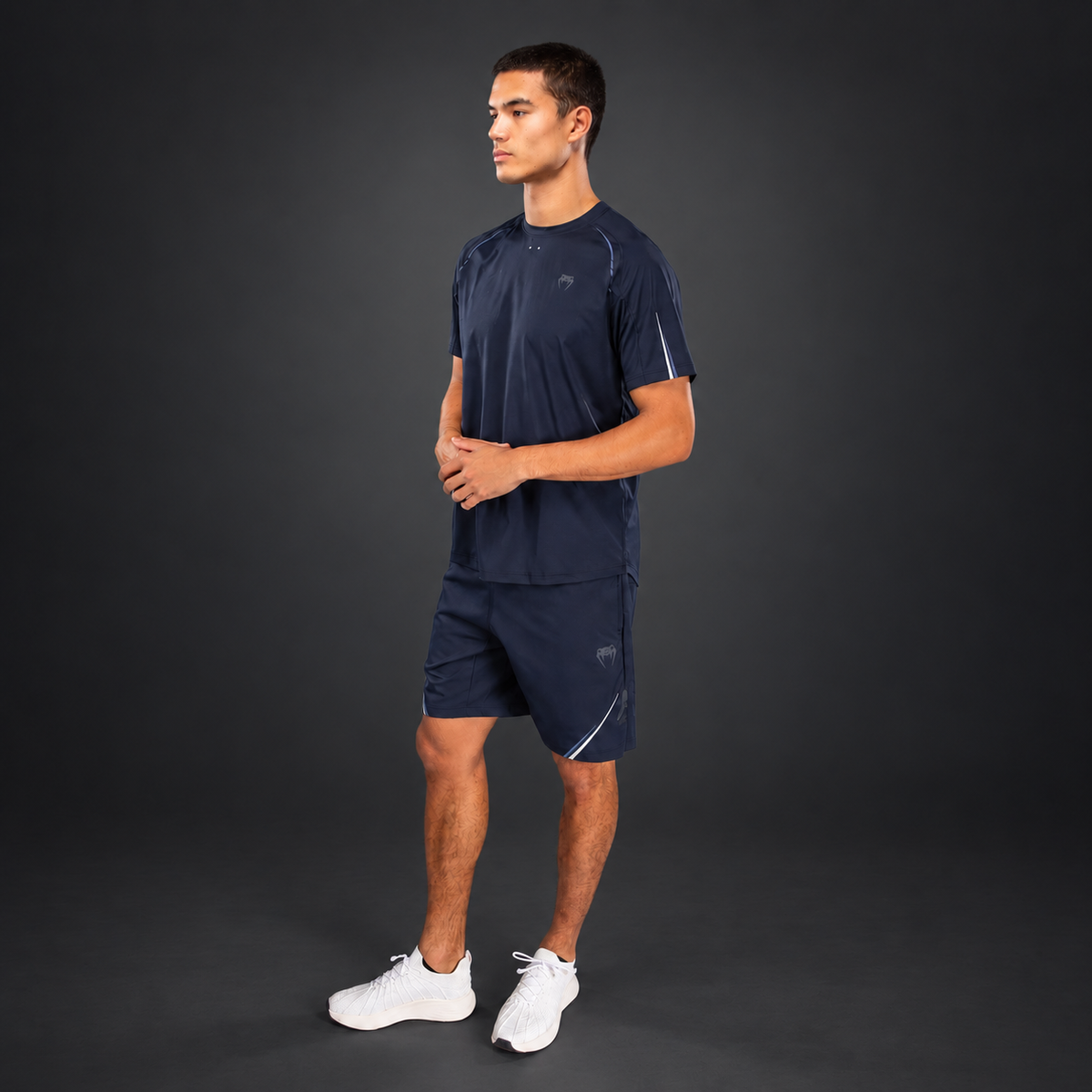 Venum G-Core Dry Tech T-Shirt - Navy Blue/White