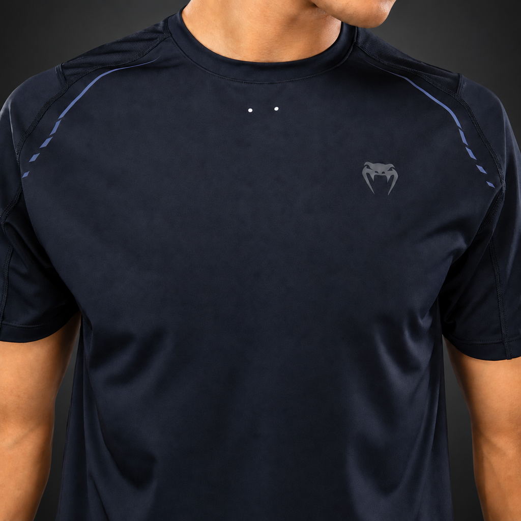 Venum G-Core Dry Tech T-Shirt - Navy Blue/White